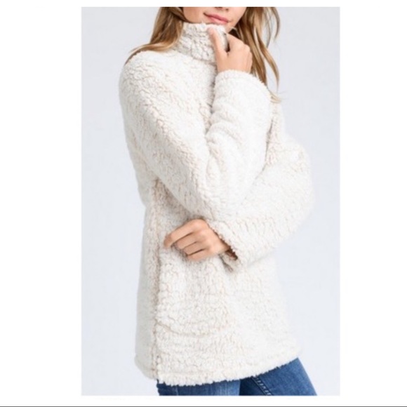 ✨FALL✨Sherpa soft zip pull over - Picture 6 of 6